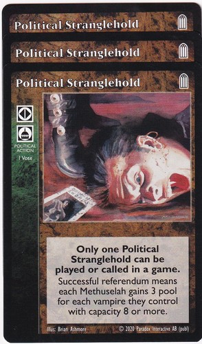 Political stranglehold - stranglehold, x3