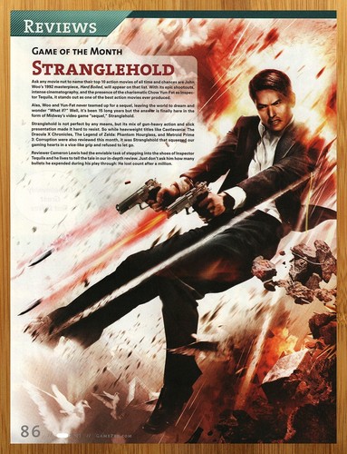 2007 stranglehold ps3 xbox 360 - stranglehold,
