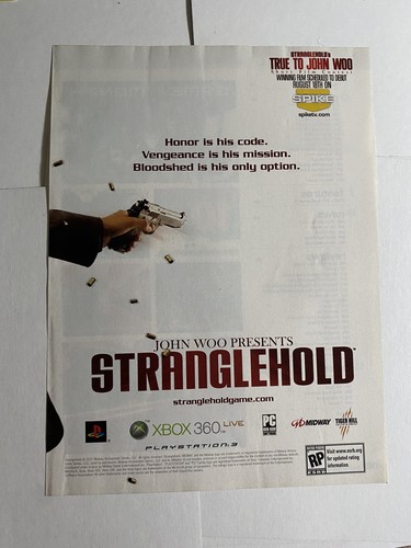 Stranglehold xbox 360 ps3 - stranglehold,