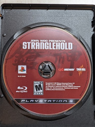 Stranglehold disc only sony - disc,